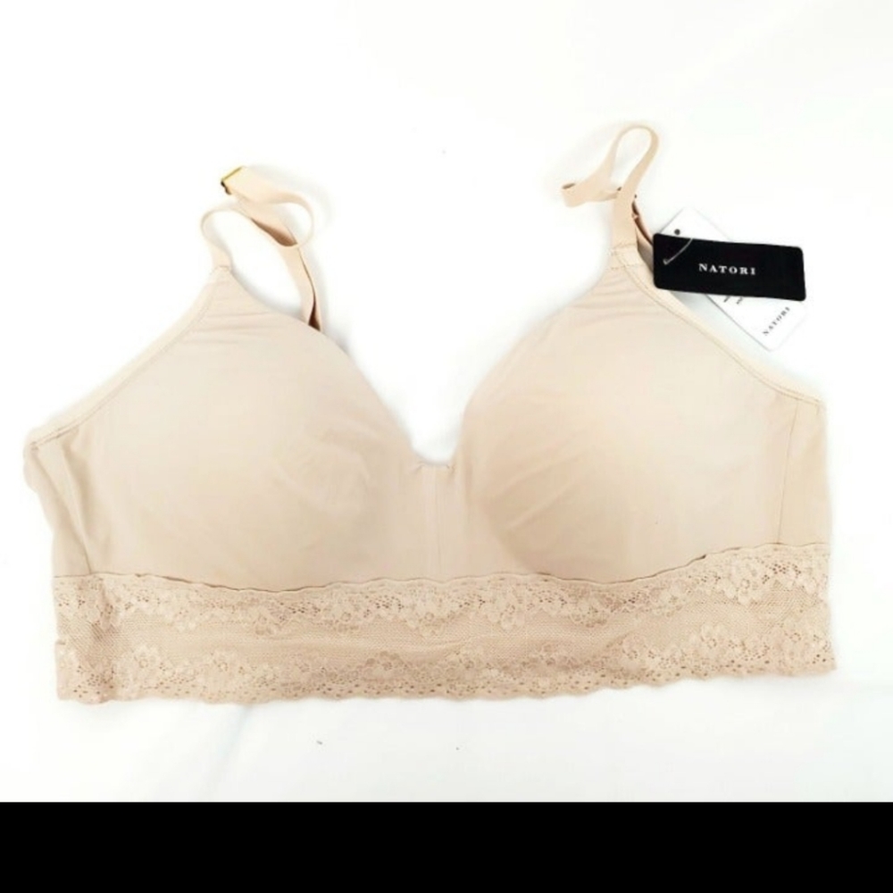 Natori Bliss Perfection Contour Soft Cup Bra, 34DD beige